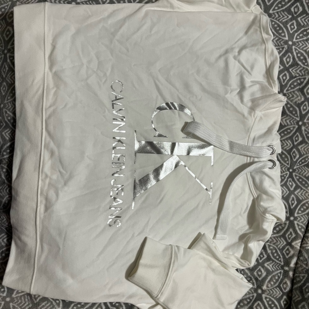 calvin klein cropped hoodie